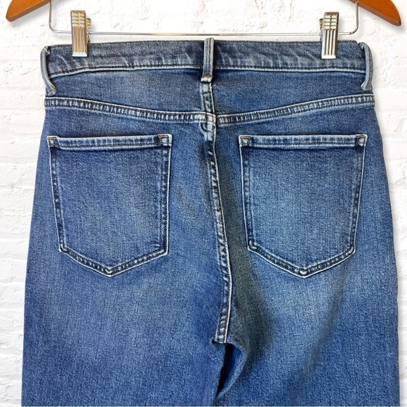 BANANA Republic High Rise Straight Leg Jeans Size 29 Medium Wash Ankle Length - Picture 6 of 10